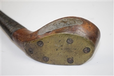 Circa 1900 Robert Simpson Spliced Head Wood Shafted Wood with Shaft Stamp
