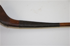 Circa 1900 Robert Simpson Spliced Head Wood Shafted Wood with Shaft Stamp