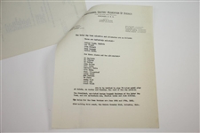 1931 The Ryder Cup Team Matches at Scioto Country Club Player Selections & Alternates