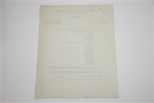 1931 The Ryder Cup Team Matches at Scioto Country Club Player Selections & Alternates
