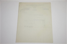 Craig Wood Signed 1931 Ryder Cup Team Expenses Payment Reception JSA ALOA