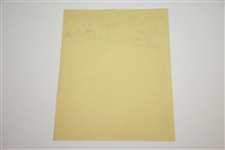 Undocumented 1931 Johnny Walker Cup Matches Letterhead & Envelopes - Played June 25, 1931