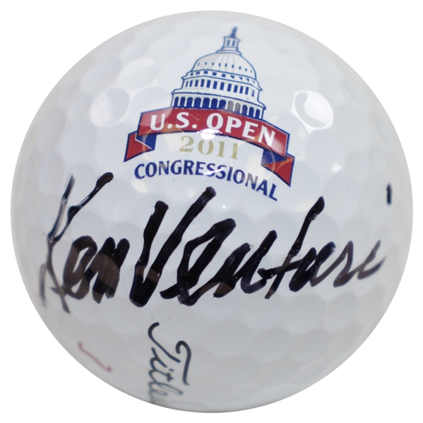 Ken Venturi Signed 2011 US Open at Congressional Logo Golf Ball - Site of '64 Win JSA ALOA