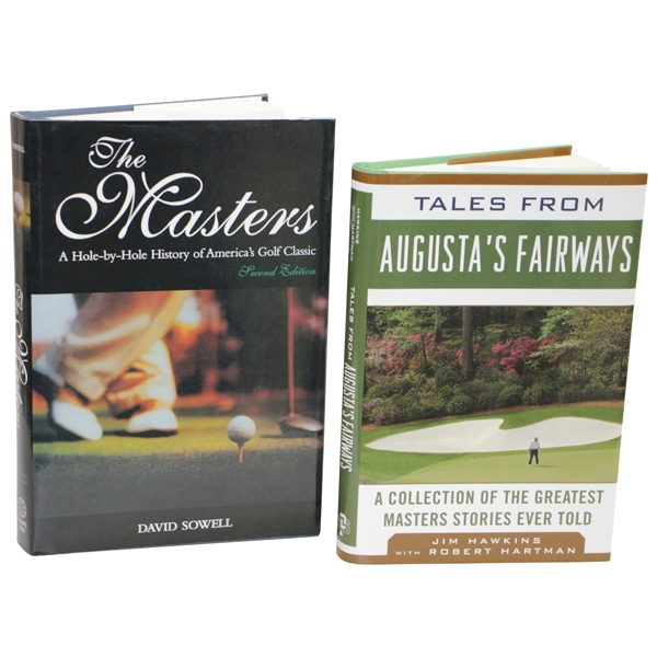 'The Masters' by David Sowell & 'Tales From Augusta's Fairways' by Jim Hawkins with Robert Hartman