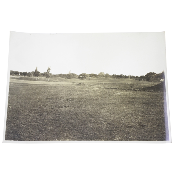 Early 1930's Jockey Club of Argentina Hole #7 Green Construction Photo - Wendell Miller Collection