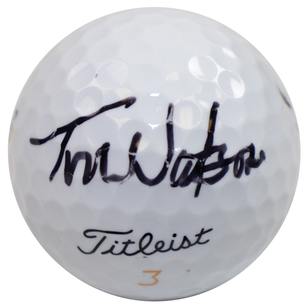Tom Watson Signed 2014 Ryder Cup Glen Eagles Logo Golf Ball JSA ALOA