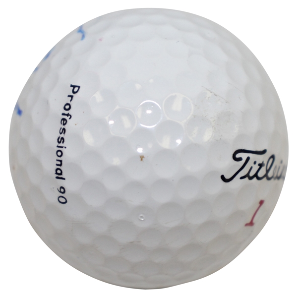 Tiger Woods Signed Titleist 1 Golf Ball FULL JSA #X04146