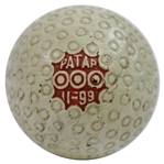 1902 Wright & Ditson BABY Golf Ball - Pat. Ap 11-99 - Very Good Condition