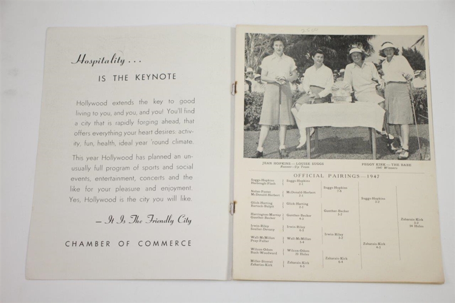 1947, 1948, & 1953 Women's International Amateur 4-Ball Championship Official Programs