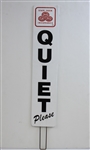 Arnold Palmer, Gary Player, & others Signed State Farm 'Quiet Please' Sign JSA ALOA
