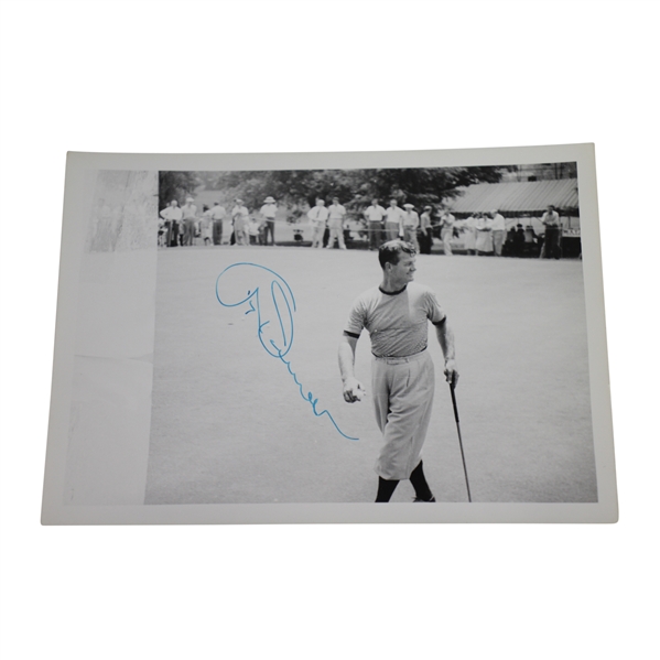 Jimmy Demaret Signed Original Black & White Photo JSA ALOA