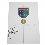 Jack Nicklaus Signed World Golf Hall of Fame Celebrate Excellence Pamphlet JSA ALOA
