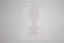 Jack Nicklaus Signed World Golf Hall of Fame 'Celebrate Excellence' Pamphlet JSA ALOA