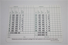 Sam Snead, Byron Nelson, & Gene Sarazen Signed Augusta National Scorecard JSA ALOA