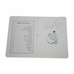 Dan Marino Signed Augusta National Golf Club Scorecard with 13 Notation JSA ALOA