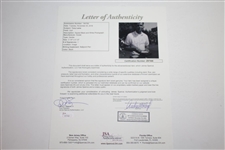 Tony Lema Signed Original 1958 Black & White Photo FULL JSA #Z97568