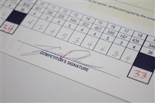 Tiger Woods Signed Used 1998 Buick Open Official Scorecard - 2nd Rd PSA/DNA #H50307