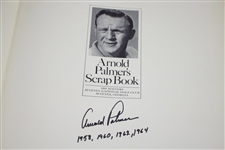 Arnold Palmer signed 1964 Masters Arnold Palmer's Scrapbook with YEARS WON JSA ALOA