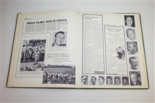 Arnold Palmer signed 1964 Masters Arnold Palmer's Scrapbook with YEARS WON JSA ALOA