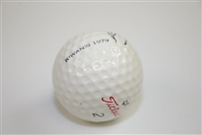Byron Nelson Signed Titleist Logo Golf Ball JSA ALOA