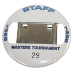1986 Masters Tournament Staff Badge #29 - Nicklaus 6th Green Jacket