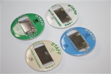 1985, 1987, 1988, & 1990 Masters Tournament Staff Badges