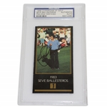 Seve Ballesteros Signed 1983 Champions of Golf  Grand Slam Ventures (GSV)Card PSA/DNA #82012380