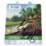 Bubba Watson Signed 2012 Masters Series Badge #R11305 JSA #CC66572