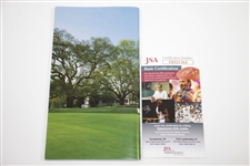 Arnold Palmer Signed 2004 Masters Tournament Spectator Guide JSA #DD21564