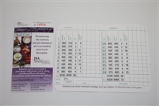 Bryson Dechambeau Signed Augusta National Golf Club Scorecard JSA #V15679