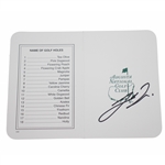 Joaquin Niemann Signed Augusta National Golf Club Scorecard JSA #DD11008