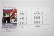Joaquin Niemann Signed Augusta National Golf Club Scorecard JSA #DD11008