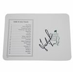Fred Couples Signed Augusta National Golf Club Scorecard JSA #DD17442