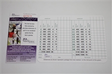 Jack Nicklaus Signed Augusta National Golf Club Scorecard JSA #Q05619