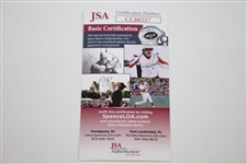 Adam Scott Signed 2013 Masters Embroidered Flag JSA #CC66557