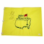 Bubba Watson Signed 2014 Masters Embroidered Flag JSA #FF17900