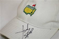 Jordan Spieth Signed White Masters Adjustable Hat JSA #DD92201