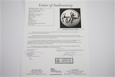 Payne Stewart Signed Personal Balata 'P.S.' Logo Golf Ball FULL JSA #Z97997