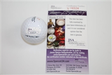 Justin Thomas Signed Masters Logo Golf Ball JSA #V16524