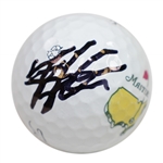 Hideki Matsuyama Signed Masters Logo Golf Ball JSA #CC66651