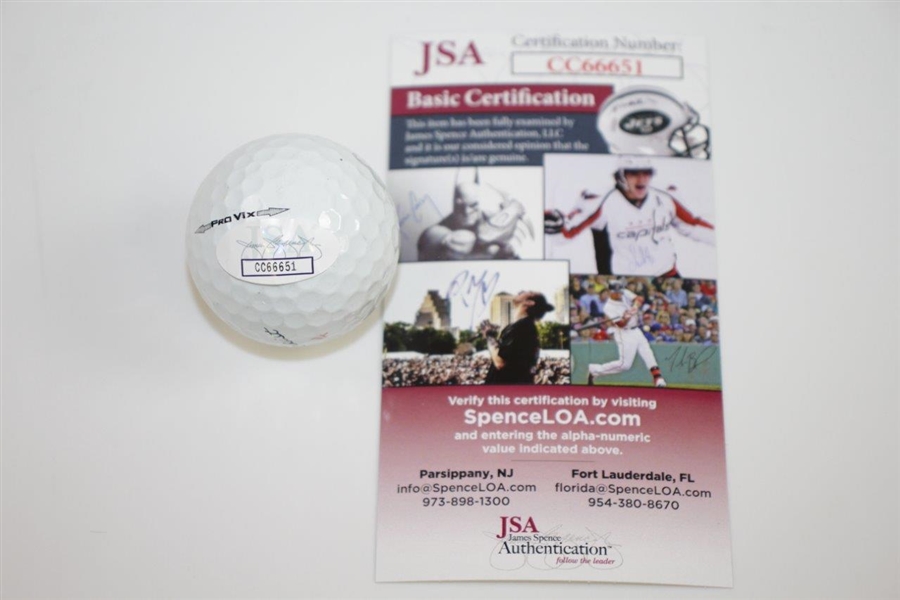 Hideki Matsuyama Signed Masters Logo Golf Ball JSA #CC66651