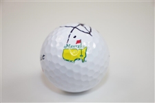 Xander Schauffele Signed Masters Logo Golf Ball JSA #CC66630