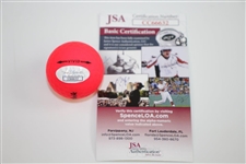 Patrick Reed Signed Pink USA Logo Golf Ball JSA #CC66632