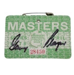 Gary Player Signed 1978 Masters Series Badge #28450 JSA ALOA