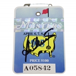 Ben Crenshaw Signed 1995 Masters Series Badge #A05842 JSA ALOA
