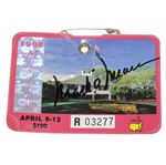 Mark OMeara Signed 1998 Masters Series Badge #R03277 JSA ALOA