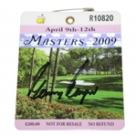 Gary Player Signed 2009 Masters Series Badge #R10820 JSA ALOA