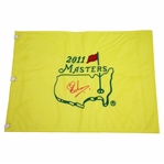 Charl Schwartzel Signed 2011 Masters Embroidered Flag JSA ALOA
