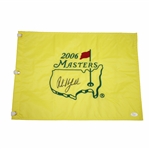 Phil Mickelson Signed 2006 Masters Embroidered Flag JSA #Z91494