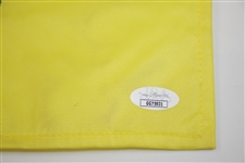 Zach Johnson Signed 2007 Masters Embroidered Flag JSA #GG75931